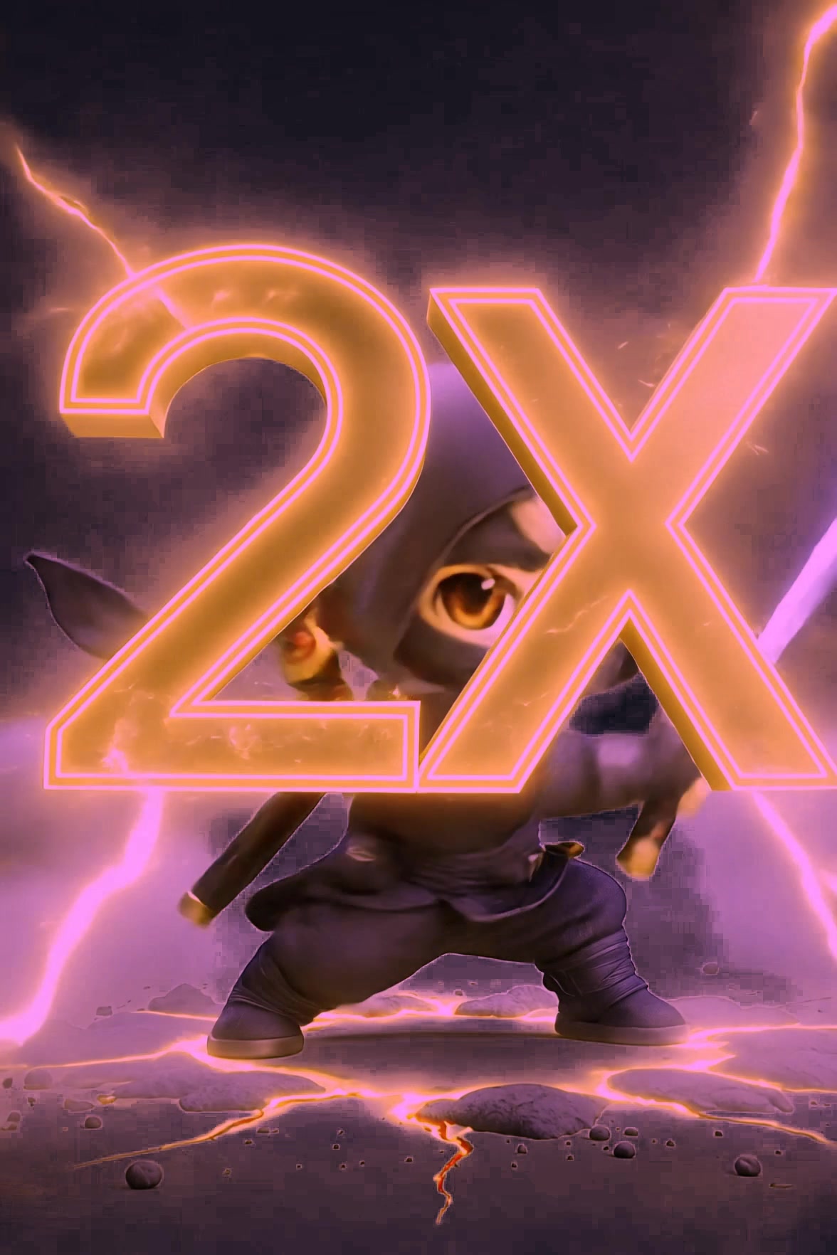 Animação ninja 2X